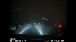 dashcam perodua alza 2022 advance genting run very foggy [upl. by Ruscher16]