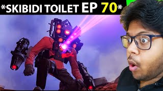 Skibidi Toilet Ep 70 Part 1  TITAN SPEAKERMAN FULL POWER 😱 [upl. by Assenahs]