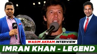 The LEGEND of IMRAN KHAN  The WASIM AKRAM Interview  AakashVani [upl. by Fredel]