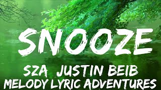 SZA Justin Beiber  Snooze Acoustic Lyrics  25mins  Feeling your music [upl. by Renat]