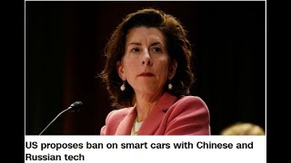 US proposes ban on smart cars with Chinese and Russian tech CNN News [upl. by Hescock]