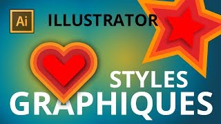 Les styles graphique dans Illustrator [upl. by Fernald]