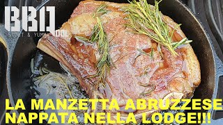 La manzetta abruzzese al barbecue E cè la nappatura con il burro al rosmarino [upl. by Akinom]