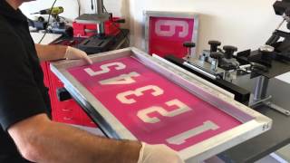 Screen printing numbering system  Athleticscreen Nseries [upl. by Norat]