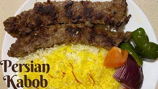 How to make Koobideh Kabab Persian Kabab Recipe  Easy Kebab Recipe The Spoonful [upl. by Hajile]