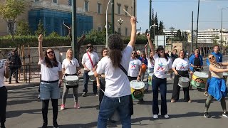 Athens Half Marathon 2024  Quilombo Street Live Performance [upl. by Raffin313]