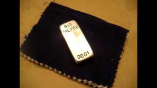 CREATING A SILVER INGOT AT HOME PART 2 FINISHING [upl. by Hebel]