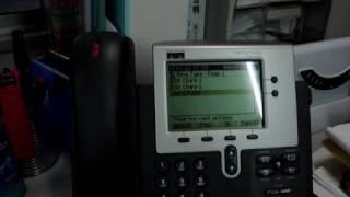 24 Ring Tone on Cisco 7940 IP Phone [upl. by Buzzell]