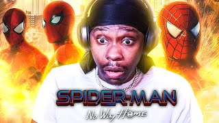 My First Time Watching SpiderMan No Way Home  Movie Reaction [upl. by Lipp]