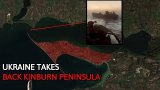 Ukraine Retakes Kinburn Peninsula Over Dnipro River [upl. by Ardnekahs]