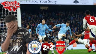 🤬 Man City 22 Arsenal  Troopz Match Reaction  DOKU DID THE SAME THING BUT NO YELLOW DISGUSTING [upl. by Klump]