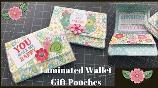 Laminated Wallet Gift Pouch [upl. by Ioyal]