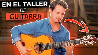 ¿Cómo suena una Guitarra Flamenca Negra y una Blanca  CONOCE a un Luthier de Guitarra Española🎸 [upl. by Sylvan]