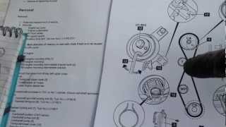 Ford Mondeo 20 Tdci 140bhp Cam and Aux Belt Change 7 20130305 [upl. by Neltiak]