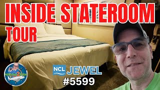 NORWEGIAN JEWEL CABIN TOUR The least expensive cabin [upl. by Atinhoj]