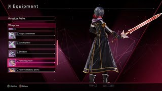 Sword Art Online Last Recollection Black Swordsman swords skins set Preorder [upl. by Dee]