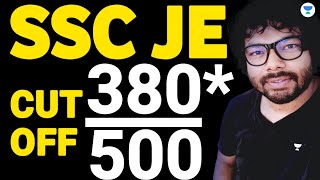 SSC JE Final Expected Cut off 2023  CBT1 amp CBT2 Exam Based  CE EE ME ssc sscresult [upl. by Kcirdor]