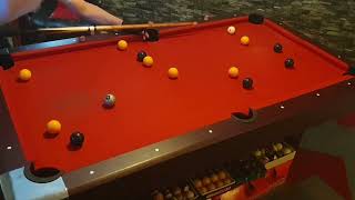 6ft pool table  8 ball dry break and run 🎱 [upl. by Milinda483]