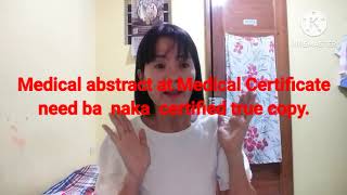 PAANO KUMUHA NG MEDICAL ABSTRACT AT MEDICAL CERTIFICATE CERTIFIED TRUEMEDICAL ASSSISTANCE [upl. by Onid]