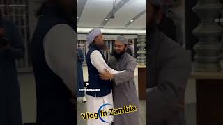 Mufti Tariq Masood in Zambia Airport shorts [upl. by Kirimia]