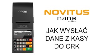 Jak wymusić wysłanie danych w kasie NOVITUS Nano Online [upl. by Hewart]