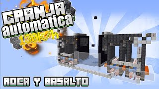 GRANJA DE COBBLESTONE Y BASALTO 130000 itemsh TUTORIAL MINECRAFT TÉCNICO  Teoría y Construcción [upl. by Waite]