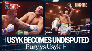 Oleksandr Usyk defeats Tyson Fury via split decision to become Undisputed Heavyweight Champion 🏆 [upl. by Sherborne]