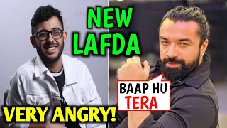 NEW LAFDA🤯 AJAZ KHAN ANGRY TO CARRYMINATI  Elvish Yadav Ajaz khan carryminati vs ajaz khan [upl. by Fosdick]