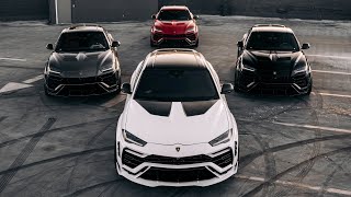 4 Widebody Lamborghini Uruss Plus RSQ8 amp SVJ [upl. by Oriaj415]