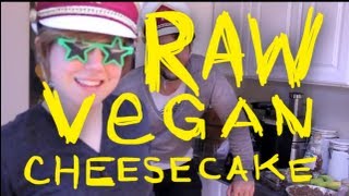 My Drunk Kitchen S2E02 Raw Vegan Cheesecake [upl. by Sirron]