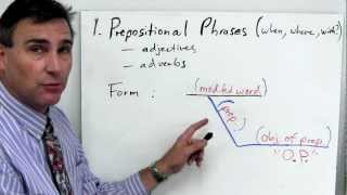 Phrases part 1 understanding and diagramming prepositional phrases [upl. by Judus643]