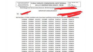 WBCS Prelims Result 2024  Download  Cutoff Marks [upl. by Leavy]