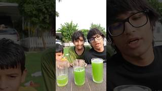 Karela ka juice Kaun piega 🤣 shorts souravjoshisouravjoshivlogs [upl. by Nerahs440]