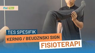 Kernig  Beudznski sign  Indikasi Saraf Terjepit dan Peradangan Tulang Belakang [upl. by Hoffert]