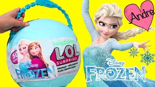 Bola gigante DIY de Frozen Elsa y Anna  Muñecas y juguetes [upl. by Akiret322]