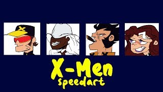 Xmen Speedart Part 1 [upl. by Myron]