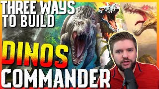 Three Ways to Build DINOSAURS in Commander  EDH Deck Ideas  Indominus Rex  Pantlaza  Etali [upl. by Vasiliki468]