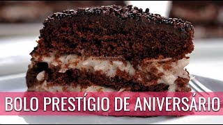 BOLO PRESTÃGIO PARA ANIVERSÃRIO FÃCIL SEM GLÃšTEN SEM LACTOSE [upl. by Ladnyk]