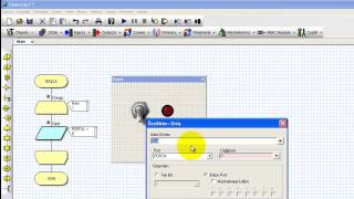 Switch Controlled LED via Flowcode v5 [upl. by Dun749]