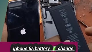 iphone 6s battery change iphone 6s battery replacement [upl. by Aihselat]