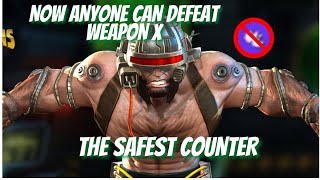 The best wolverine weapon X counter in MCOC no unblockable [upl. by Goodspeed]