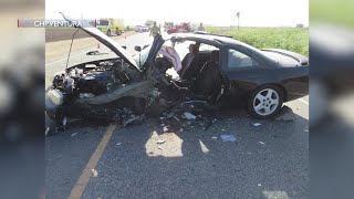 2 hospitalized after headon crash in Oxnard [upl. by Artied873]