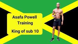 COMO É O TREINO DE UM VELOCISTA ASAFA POWELL [upl. by Fishback95]