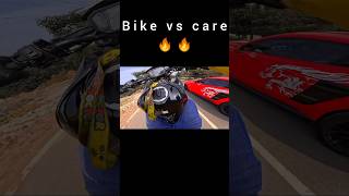 Bike vs care 🔥🔥 bike rider shorts [upl. by Pahl438]