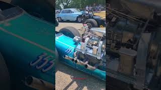 Idling Blown Slingshot at Central Illinois Dragway  Nostalgia Drags [upl. by Cochrane639]