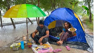 Camping in Heavy Rain amp wind Storm ☔️ ⛈️  Camping in Non Stop Rain  very heavy Rain [upl. by Peri208]