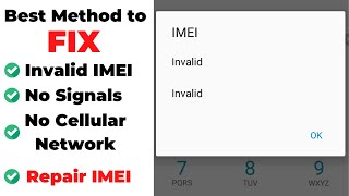 Repair IMEI Number without Root  Fix No Network  Tech Ustad [upl. by Om596]