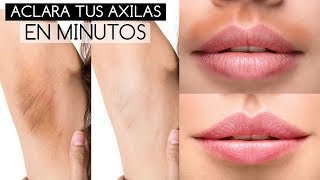 ¿CÓMO ACLARAR LAS AXILAS DE INMEDIATO 5 recetas de exfoliantes caseros  MeLlamoVania [upl. by Narcho]