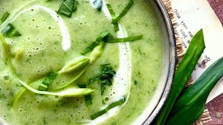 Schnelle Bärlauchsuppe einfache Suppe mit Bärlauch und Kartoffeln [upl. by Tellford]