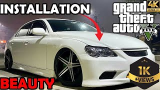 How to Install Toyota Mark X Mod for GTA 5  Addon Method in 2022  Azmeer gaming abgamingspot [upl. by Spike544]